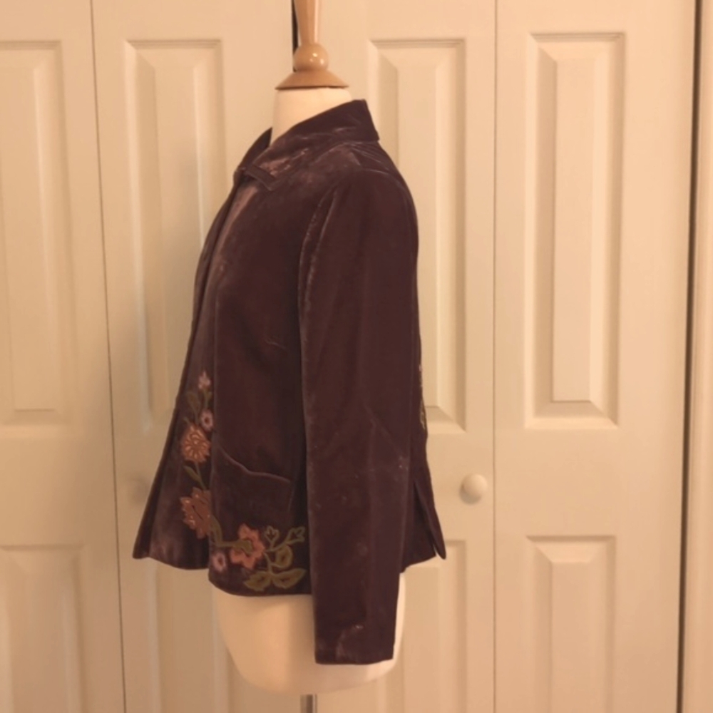 J Jill Velvet Jacket - Picture 4 of 6